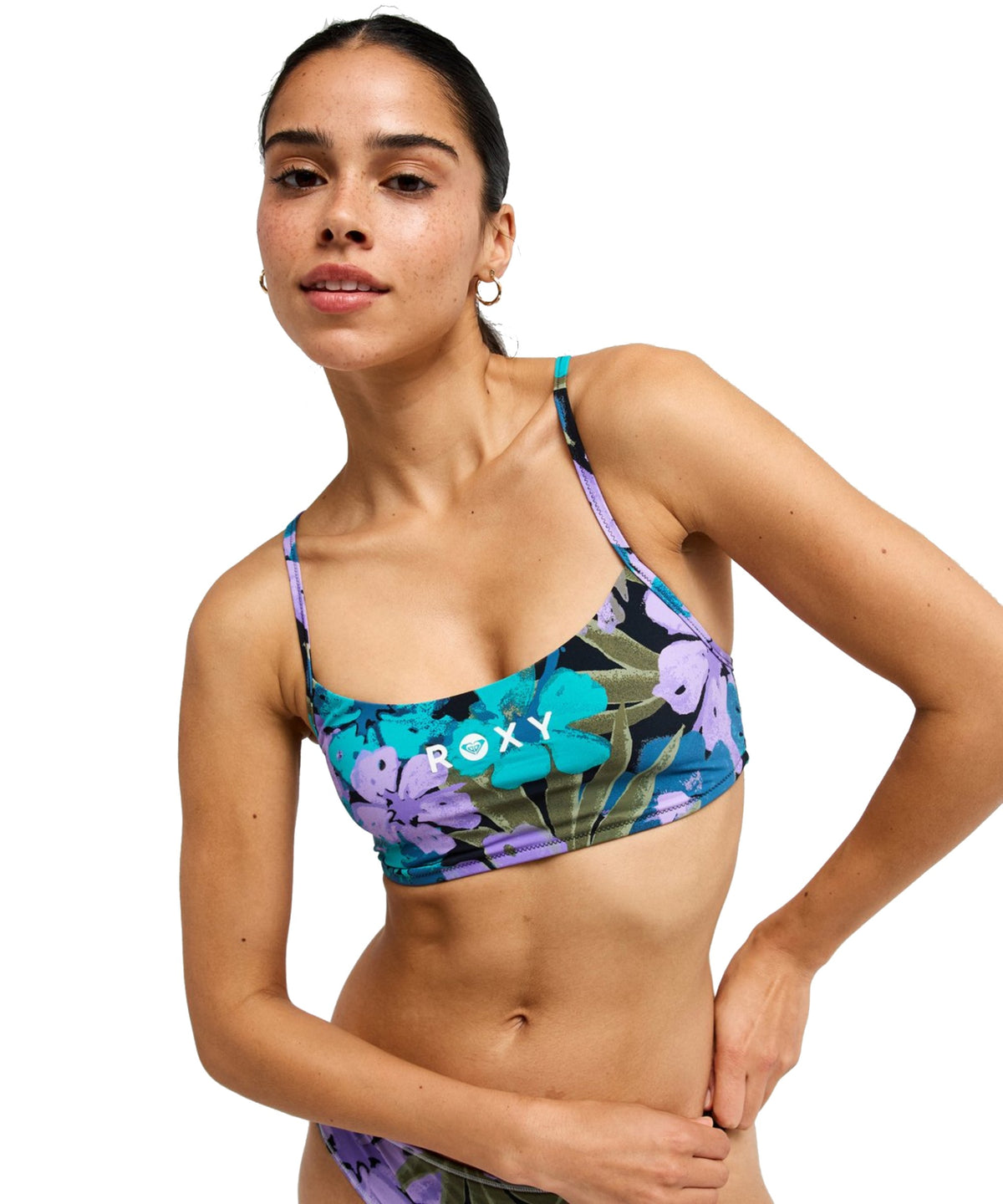 ROXY FITNESS ROXY ACTIVE PT BRALETTE ビキニ トップ 水着 【2026年
