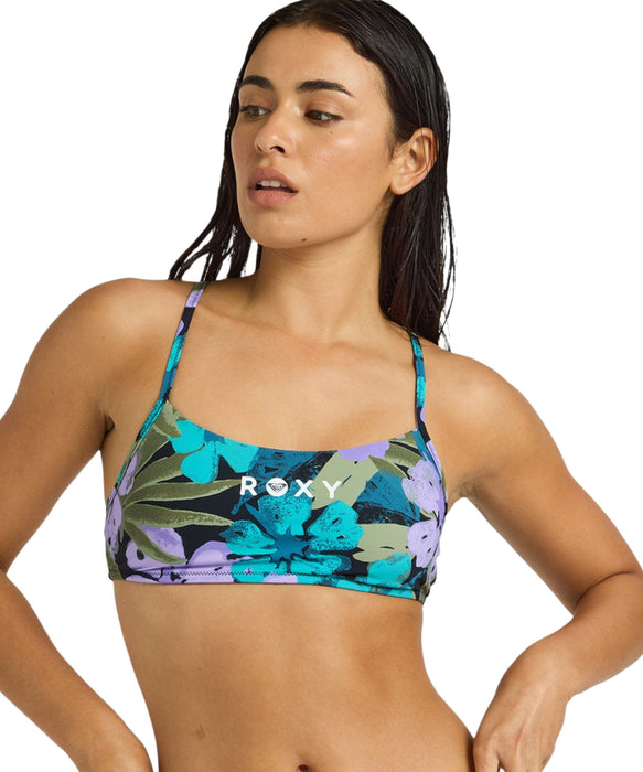 ROXY FITNESS ROXY ACTIVE PT BRALETTE ビキニ トップ 水着 【2026年秋冬モデル】