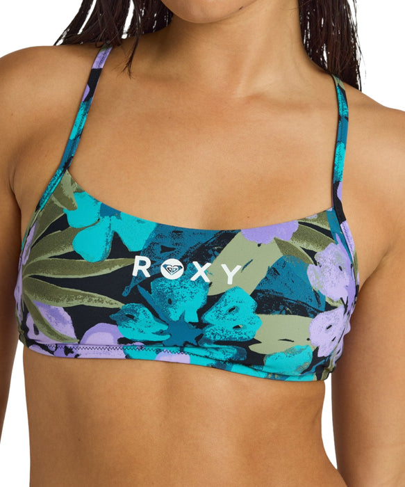 ROXY FITNESS ROXY ACTIVE PT BRALETTE ビキニ トップ 水着 【2026年秋冬モデル】