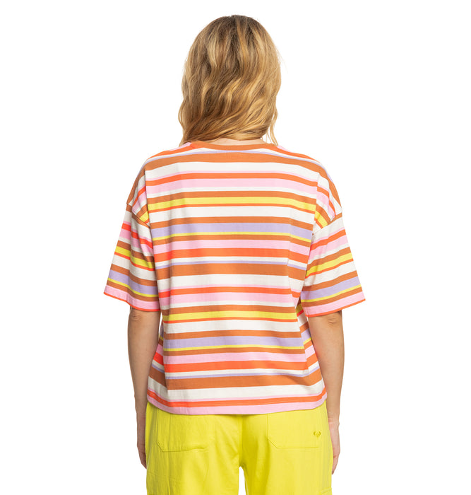 【OUTLET】【ROXY x KATE BOSWORTH】Roxy SURF.KIND.KATE. STRIPE TEE Tシャツ