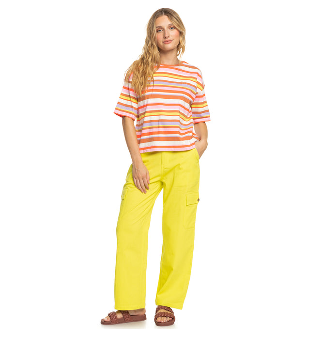 【OUTLET】【ROXY x KATE BOSWORTH】Roxy SURF.KIND.KATE. STRIPE TEE Tシャツ