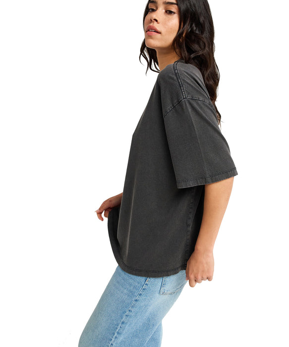 ROXY TALLOVERSIZE WASHED ウォッシュ加工 Tシャツ 半袖 【2026年秋冬モデル】