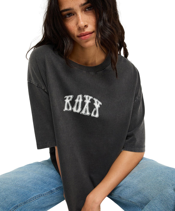 ROXY TALLOVERSIZE WASHED ウォッシュ加工 Tシャツ 半袖 【2026年秋冬モデル】