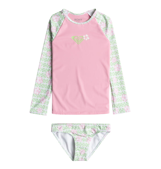 Roxy キッズ HIBILINE LS LYCRA SET タンキニ