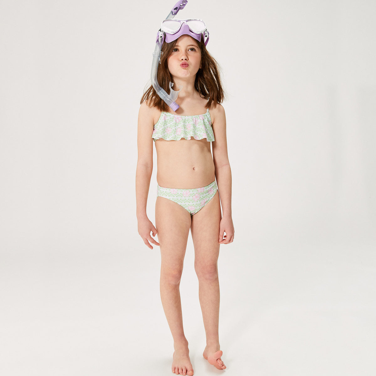 misha and puff スイムウェア　ビキニ　6y 新品未使用 Misha & Puff - Misha&Puff Swim Brief Vert Trellis, 6yの通販 by