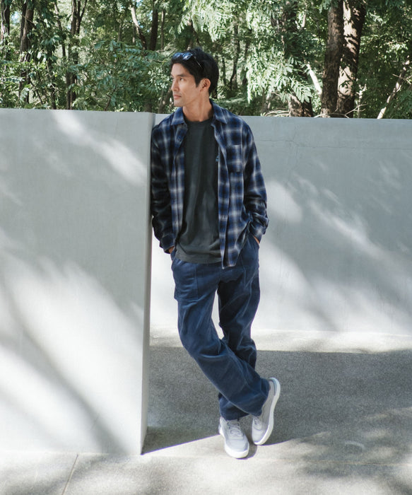 REEF メンズ OMBRE CHECK SHIRTS オンブレチェック長袖シャツ 【2026年秋冬モデル】