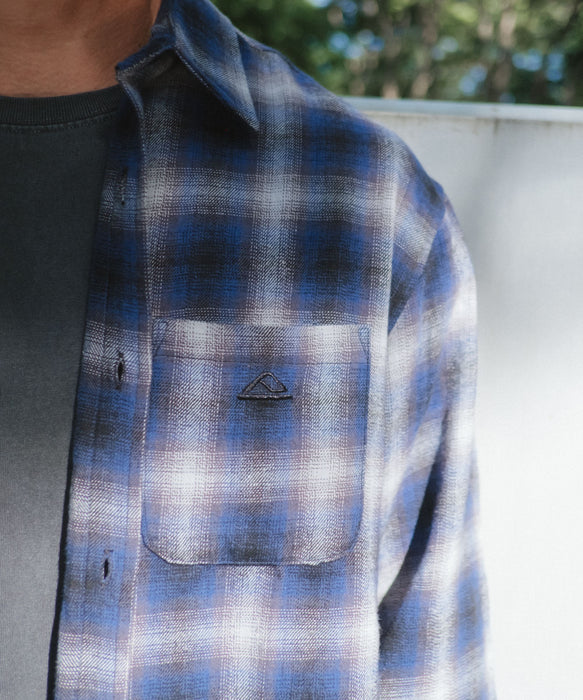 REEF メンズ OMBRE CHECK SHIRTS オンブレチェック長袖シャツ 【2026年秋冬モデル】