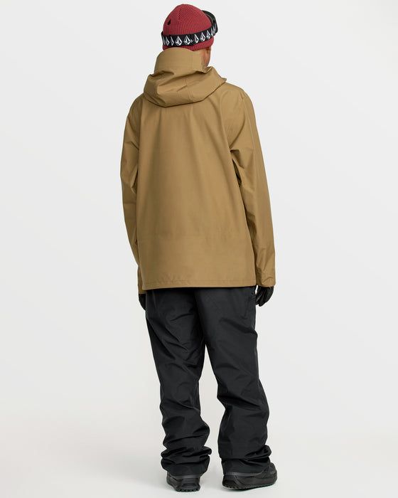 VOLCOM ブラウン スノーボードジャケット VOLCOM（ボルコム） 日本正規品 スノーボード ウェア ジャケット