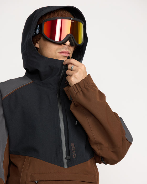 VOLCOM メンズ BRIGHTON PULLOVER スノージャケット