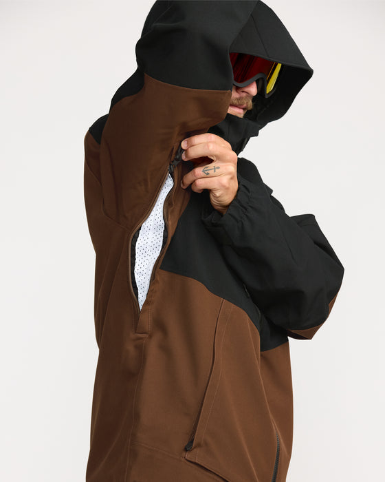 VOLCOM メンズ BRIGHTON FULL ZIP JACKET スノージャケット