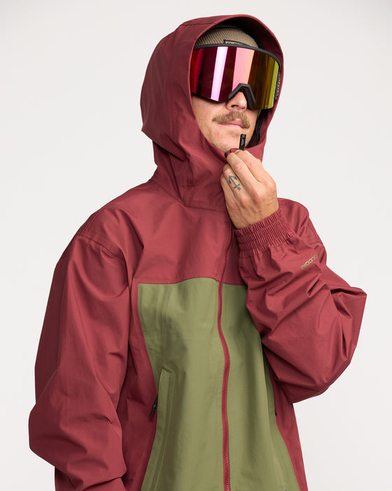 【OUTLET】VOLCOM メンズ ARTHUR 3L JACKET スノージャケット