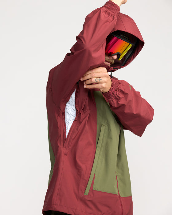 【OUTLET】VOLCOM メンズ ARTHUR 3L JACKET スノージャケット