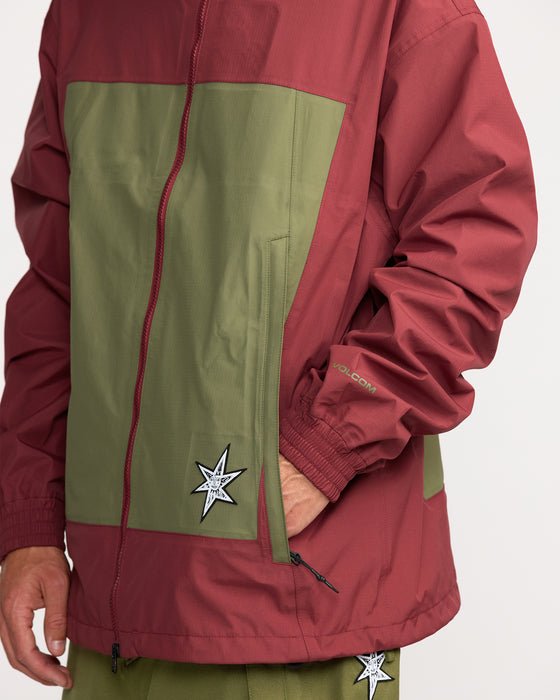 【OUTLET】VOLCOM メンズ ARTHUR 3L JACKET スノージャケット