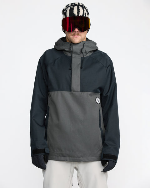VOLCOM スノボウェア　S OUTLET】VOLCOM メンズ HOSSEGOR 20K PULLOVER スノージャケット