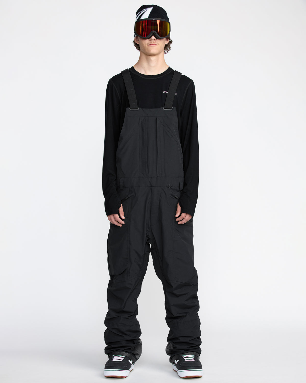 VOLCOM メンズ RAIN GORE-TEX BIB OVERALL スノーパンツ