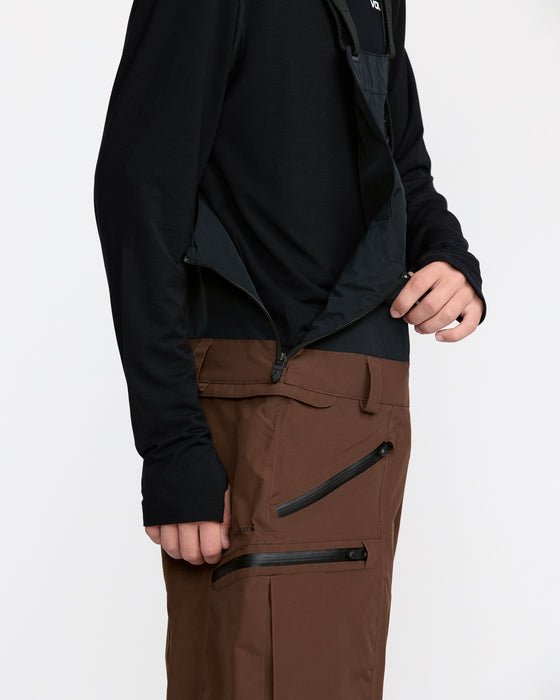 【OUTLET】VOLCOM メンズ RAIN GORE-TEX BIB OVERALL スノーパンツ