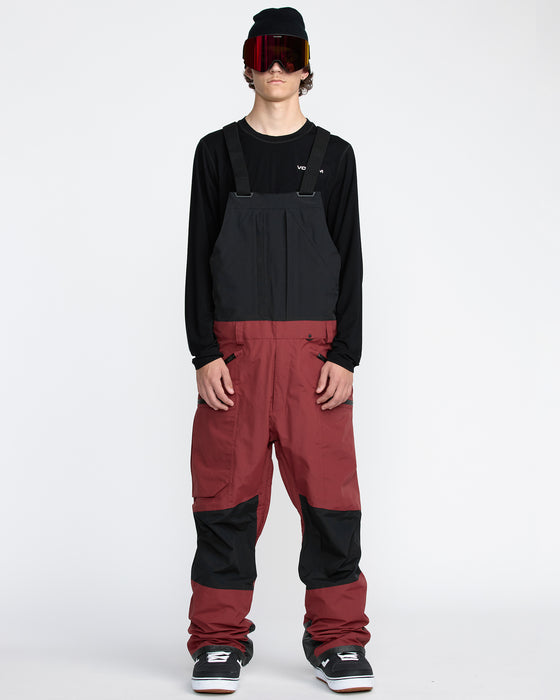 VOLCOM メンズ RAIN GORE-TEX BIB OVERALL スノーパンツ