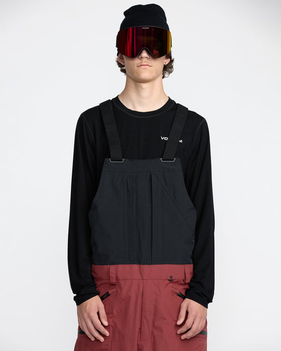 VOLCOM メンズ RAIN GORE-TEX BIB OVERALL スノーパンツ