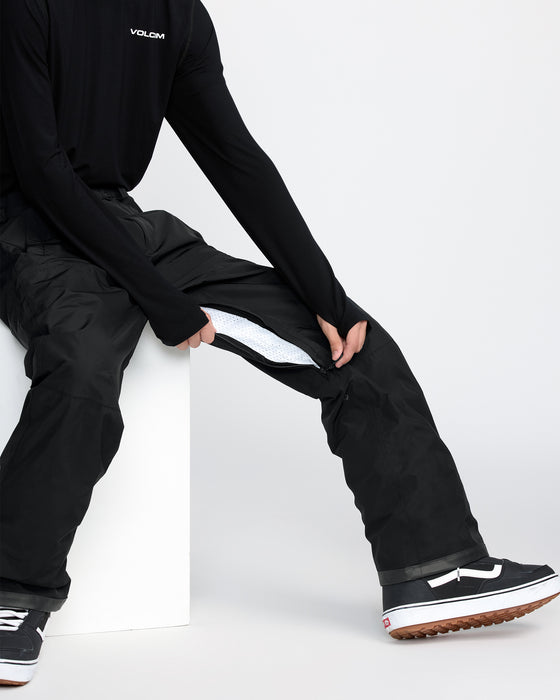 VOLCOM ストーン GORE-TEX パンツ S ブラック ヒデVOLCOM GORE-TEX ブラックパン L Gore-Tex Trousers - Black - Men
