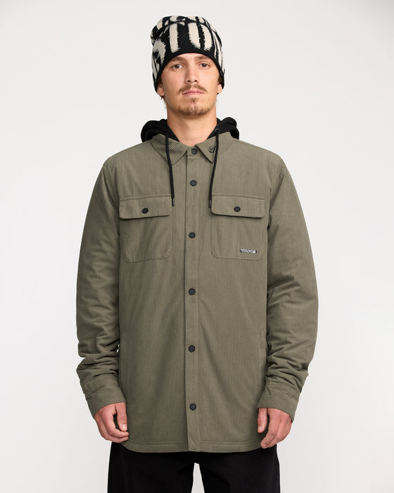 【OUTLET】VOLCOM メンズ KENSON INS FLANNEL スノージャケット