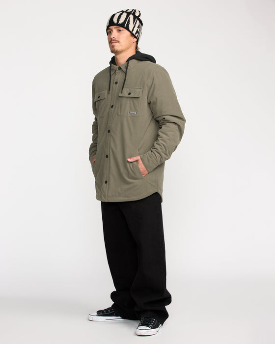 【OUTLET】VOLCOM メンズ KENSON INS FLANNEL スノージャケット