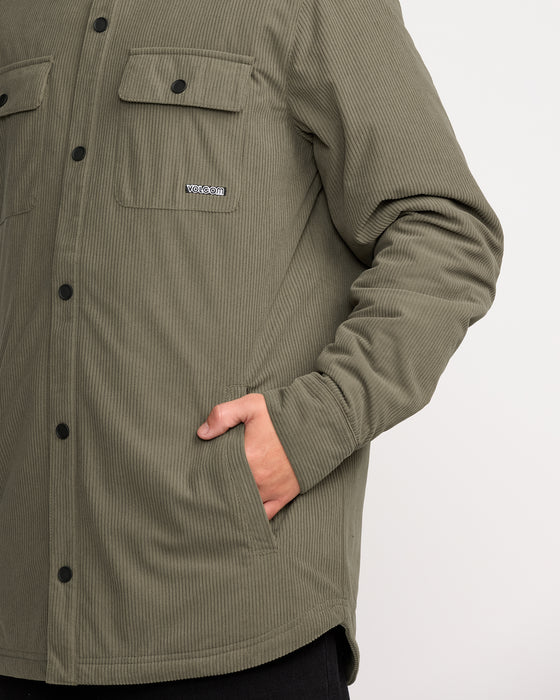 【OUTLET】VOLCOM メンズ KENSON INS FLANNEL スノージャケット