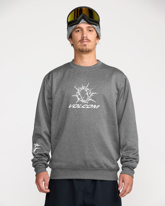 VOLCOM メンズ HYDRO CREW プルオーバースウェット