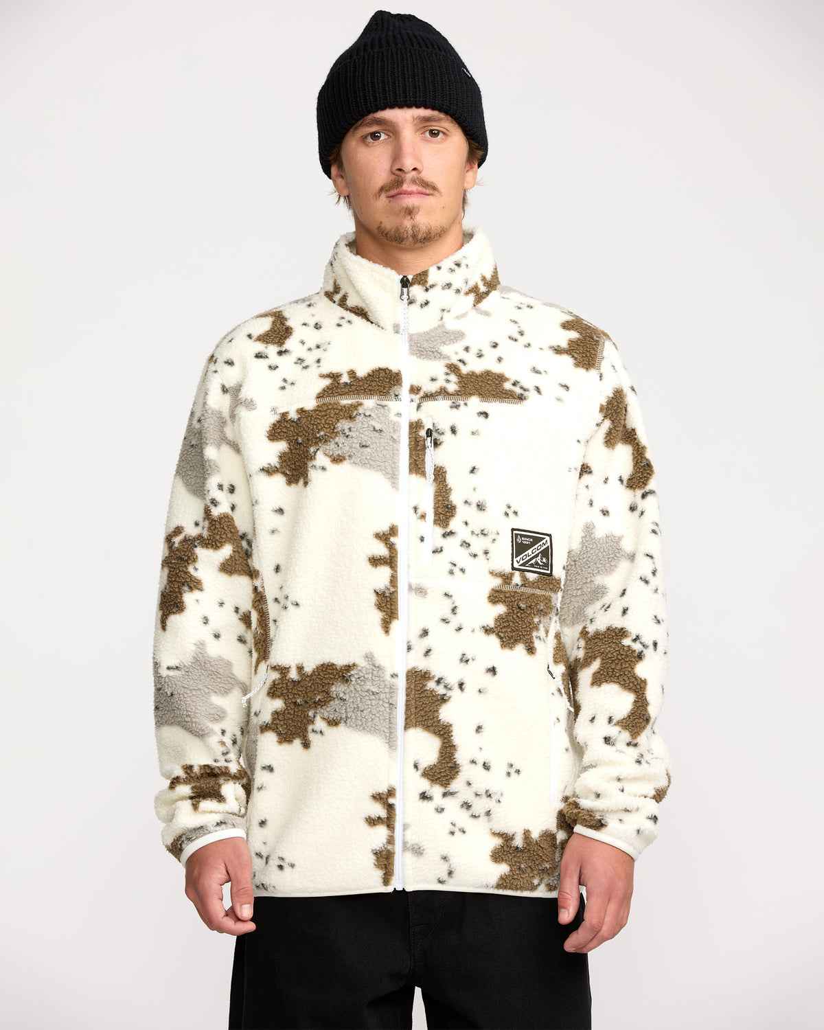 OUTLET】VOLCOM メンズ NELSON SHERPA FULL ZIP ジップアップフリース