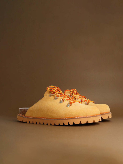 GENUINS ウィメンズ クロッグサンダル TABANCA VELOUR LEATHER 【2026年秋冬モデル】