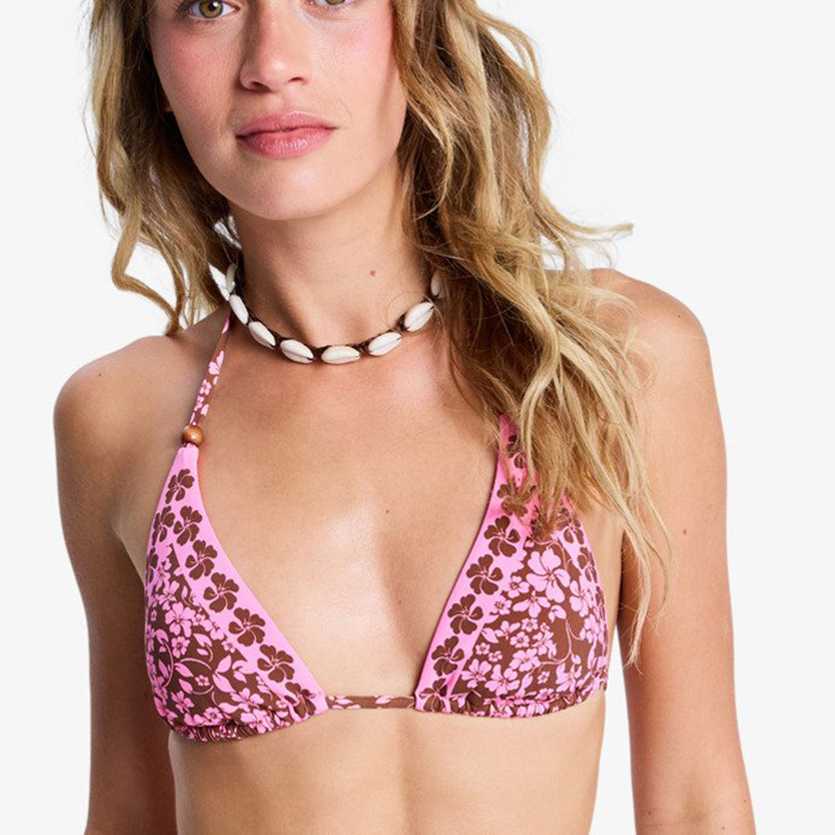 Roxy KERLINA FIXED TRI ウィメンズ 水着 花柄 三角ビキニトップ&lt