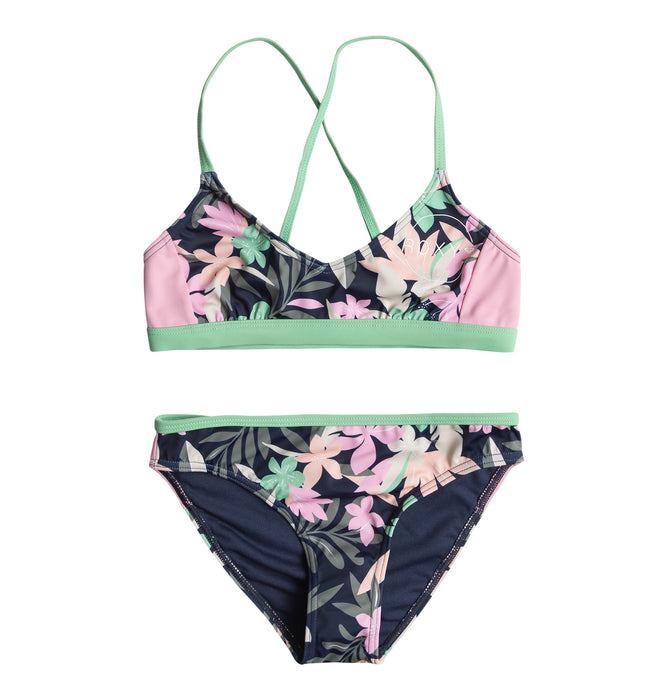 【OUTLET】Roxy キッズ ILACABO ACTIVE ATHLETIC SET ビキニセット