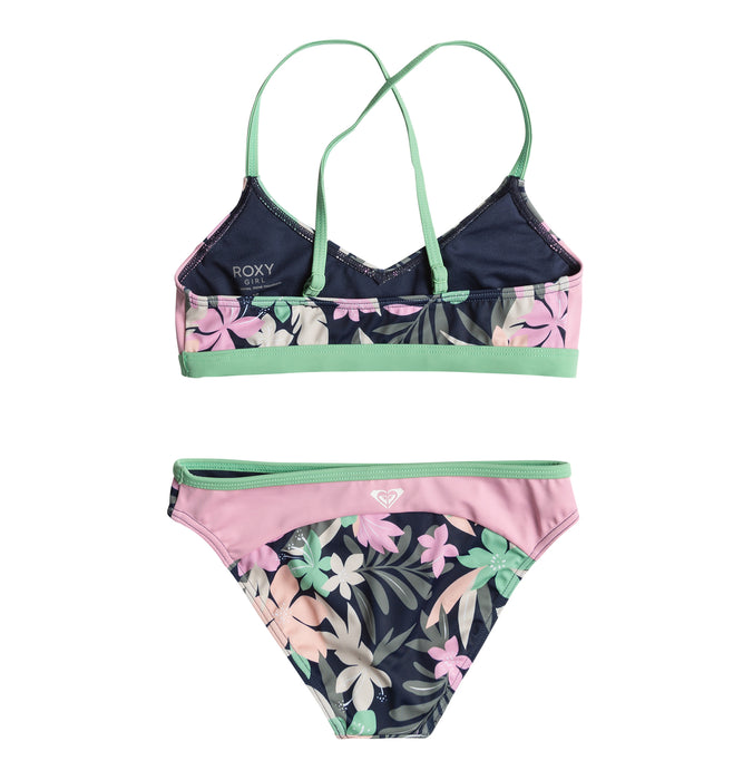 【OUTLET】Roxy キッズ ILACABO ACTIVE ATHLETIC SET ビキニセット