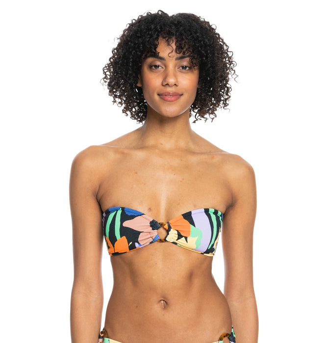 【BUY 2 20%OFF】【OUTLET】Roxy COLOR JAM BANDEAU HIPSTER ビキニセット