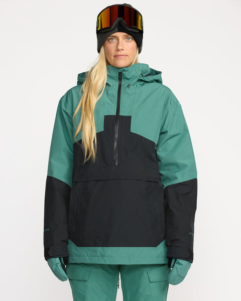 OUTLET】VOLCOM レディース FERN INS GORE PULLOVER スノージャケット