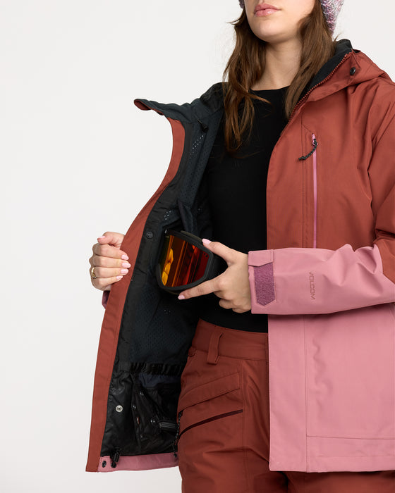 【OUTLET】VOLCOM レディース V.CO ERAS INS GORE JACKET スノージャケット