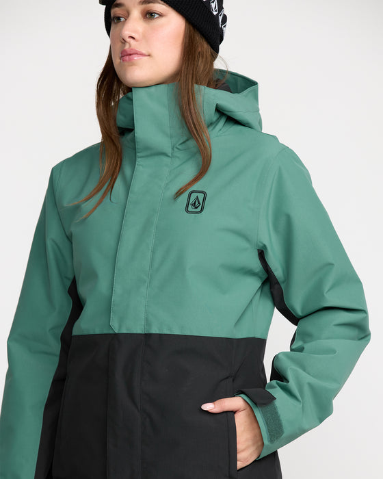 【新品】VOLCOM◾️女性用スノーウエアジャケット◾️Lサイズ VOLCOM レディース BOLT INS JACKET スノージャケット