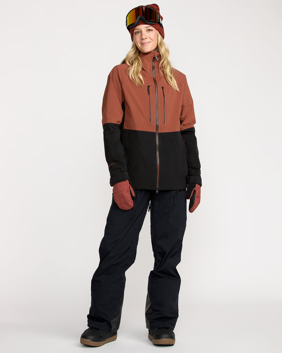 【新品】VOLCOM スノーウェア レディース TAYLOR JACKET VOLCOM/ボルコム レディース GORE-TEX スノージャケット V.CO ARIS INS