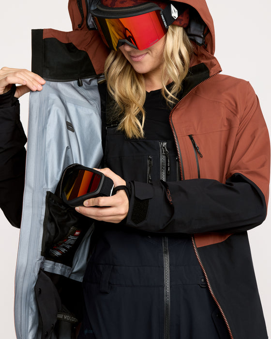 VOLCOM レディース VS 3L STRETCH GORE JACKET スノージャケット