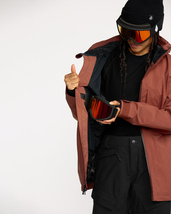 volcom gore-tex レディース　ジャケット　美品　Sサイズ VOLCOM レディース AT STRETCH GORE-TEX JACKET スノージャケット