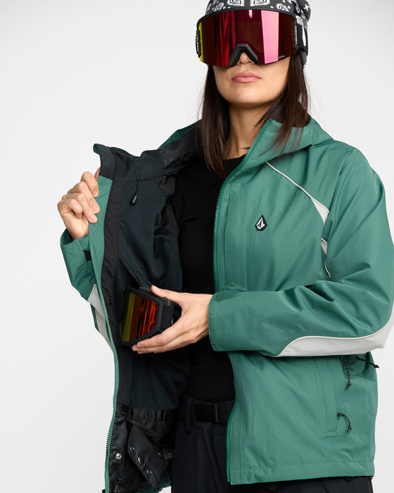 【OUTLET】VOLCOM レディース STONE SMOKESHOW 20K JACKET スノージャケット
