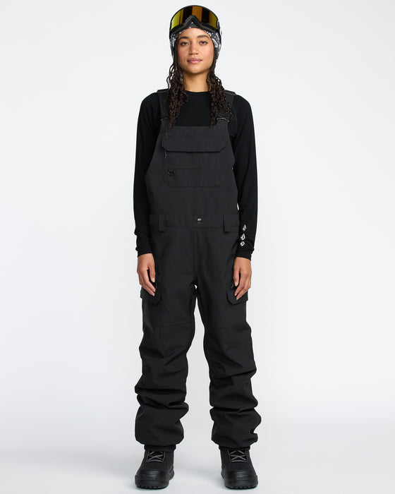 VOLCOM レディース CRESTON 3D STRETCH BIB OVERALL スノーパンツ