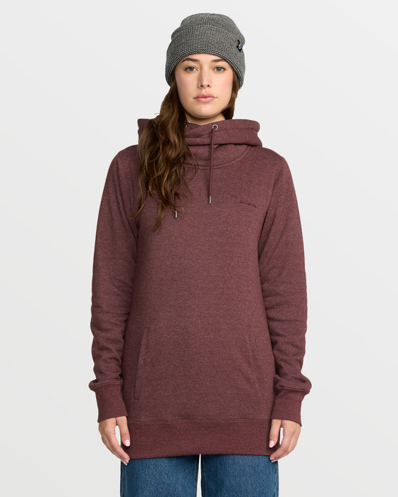 OUTLET】VOLCOM レディース TOWER P/O FLEECE プルオーバーパーカー