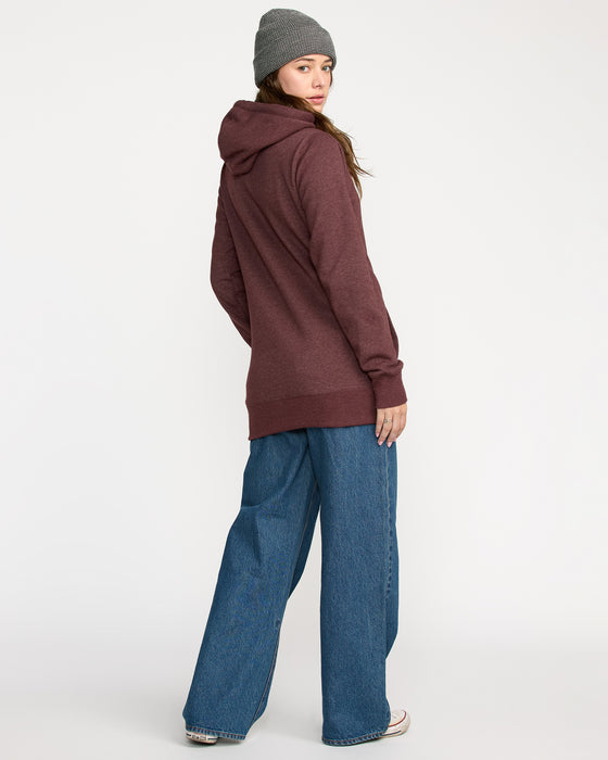 【OUTLET】VOLCOM レディース TOWER P/O FLEECE プルオーバーパーカー