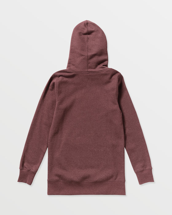 【OUTLET】VOLCOM レディース TOWER P/O FLEECE プルオーバーパーカー