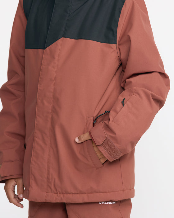 【OUTLET】VOLCOM キッズ STONE.91 INS JACKET スノージャケット