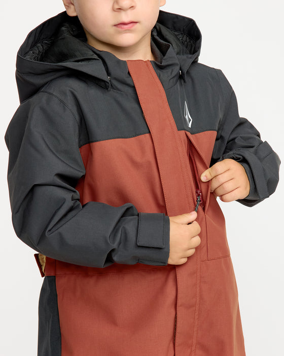 【OUTLET】VOLCOM キッズ LITTLE FLURRY ONE PIECE スノージャケット