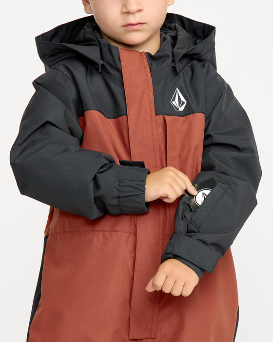【OUTLET】VOLCOM キッズ LITTLE FLURRY ONE PIECE スノージャケット