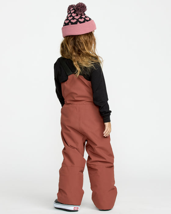 VOLCOM キッズ LITTLE FLURRY INS BIB OVERALL スノーパンツ