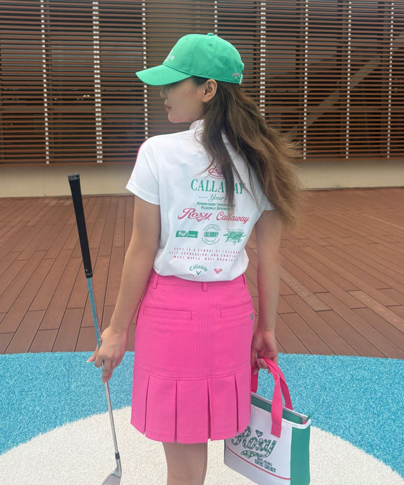 【Callaway×ROXY】CAP ロゴ刺繡キャップ 【2026年夏モデル】