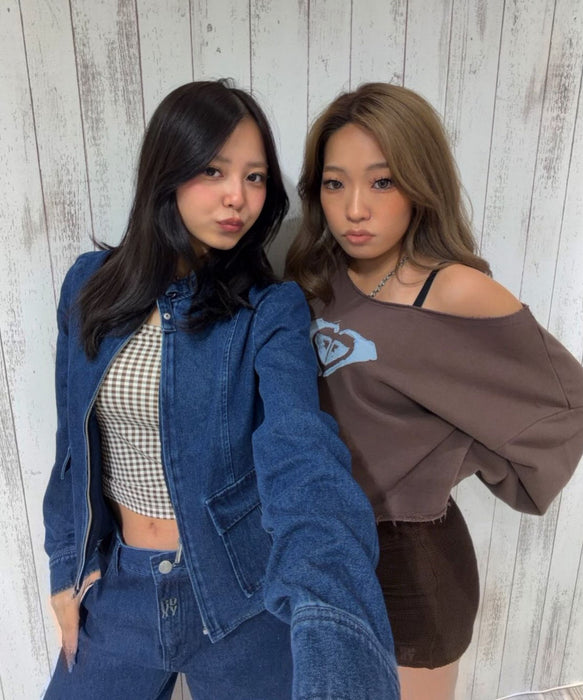 ROXY x NANAHA OFF-THE-SHOULDER P/O ロゴオフショルトップス 【2026年秋冬モデル】